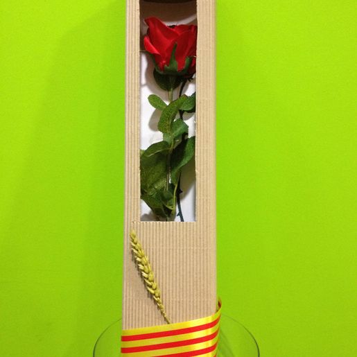 caja para rosa