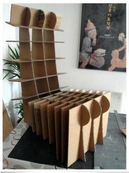 silla de cartón 