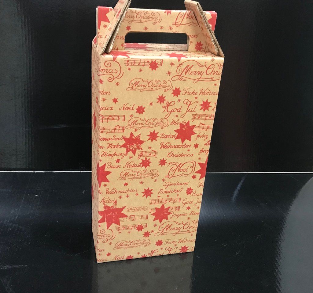 caja para botella