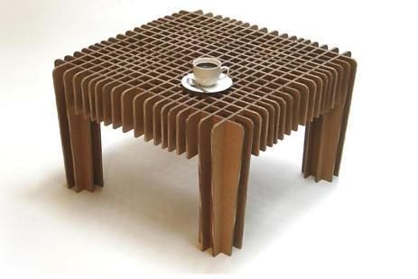 mesa de cartón