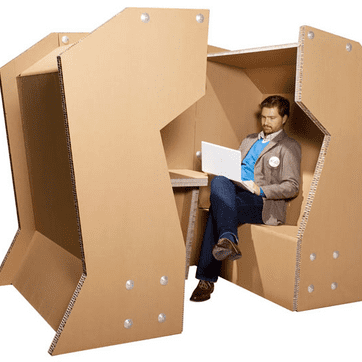 sillas de carton