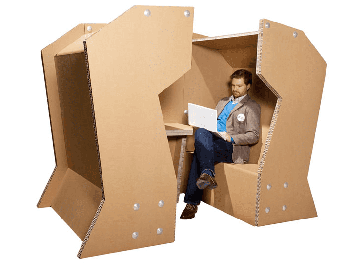 sillas de carton
