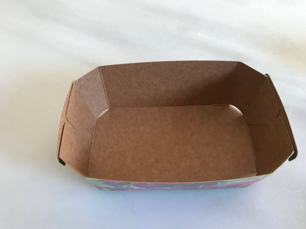 Caja vacia para fresa o cereza 