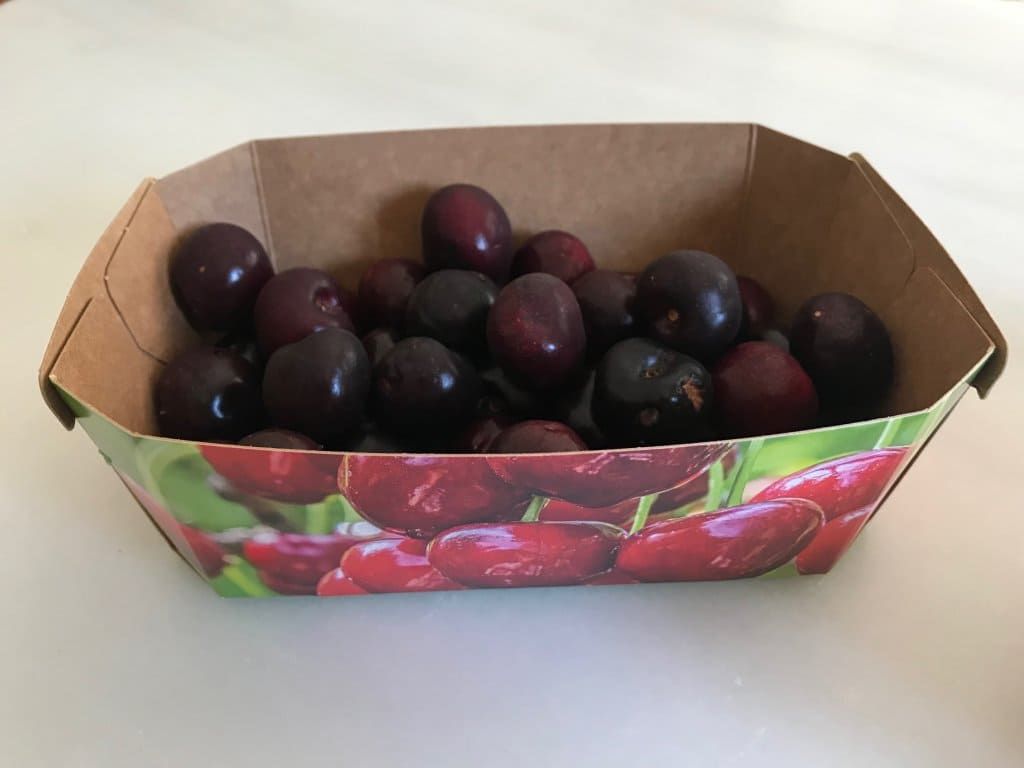 Caja para cereza 